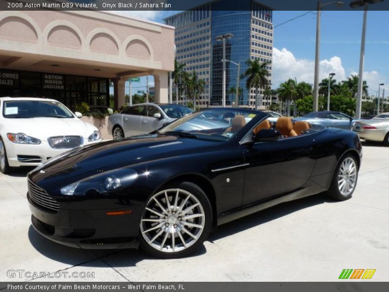Onyx Black / Sahara Tan 2008 Aston Martin DB9 Volante