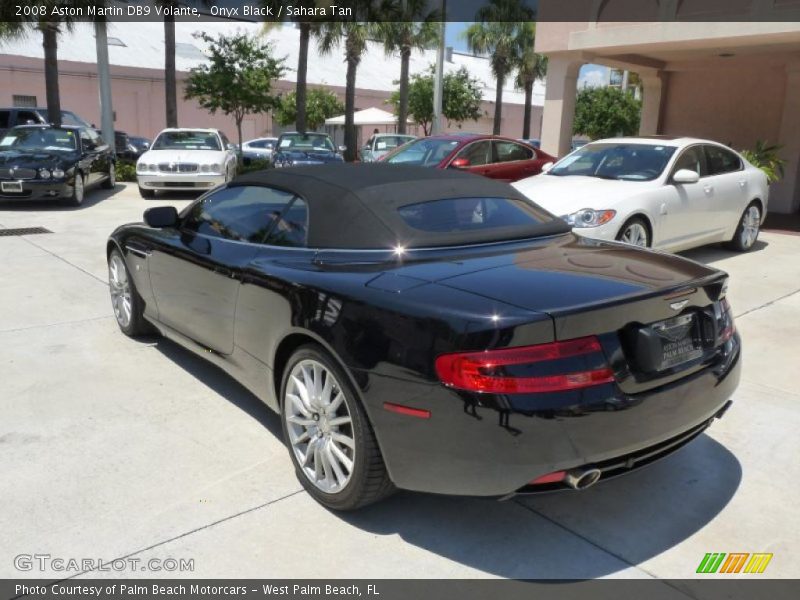 Onyx Black / Sahara Tan 2008 Aston Martin DB9 Volante