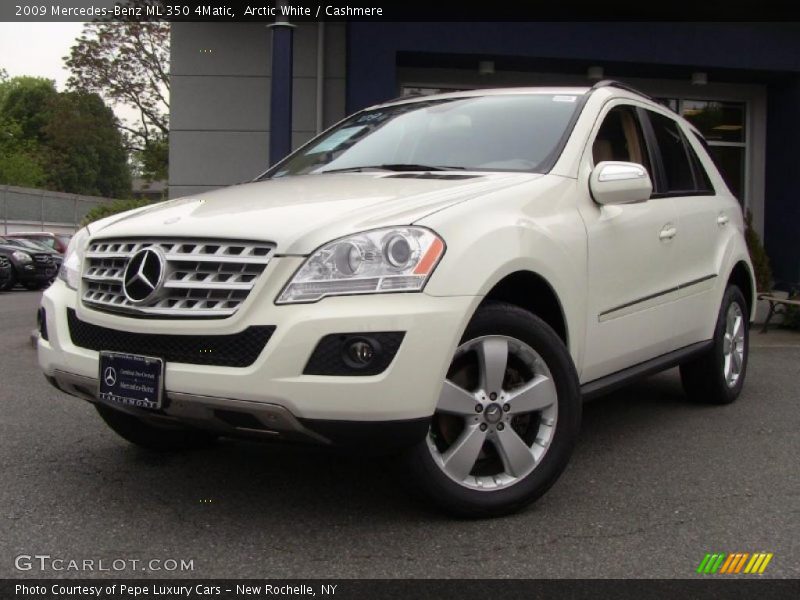 Arctic White / Cashmere 2009 Mercedes-Benz ML 350 4Matic