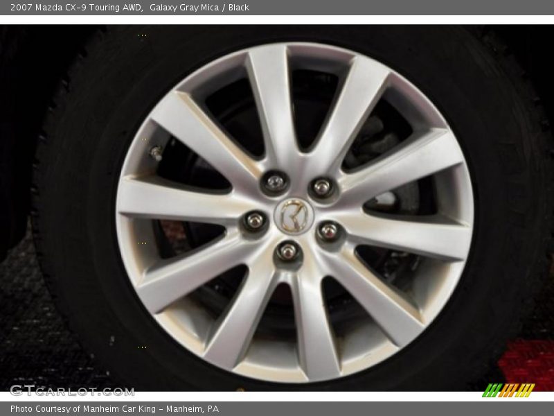 Galaxy Gray Mica / Black 2007 Mazda CX-9 Touring AWD
