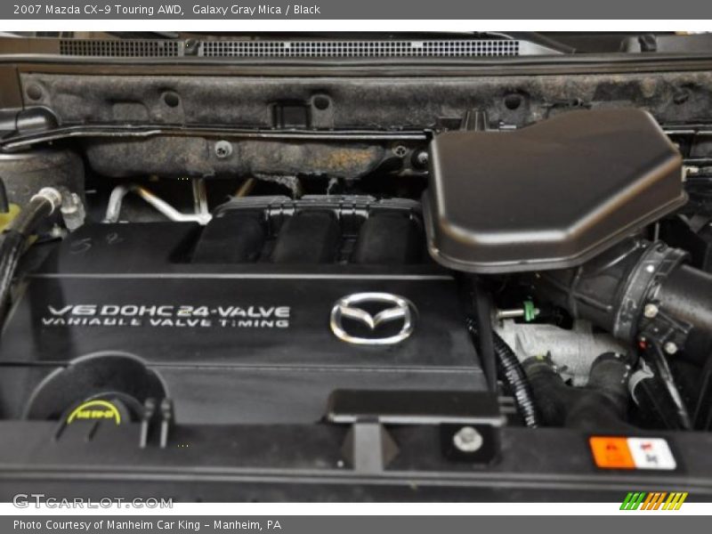 Galaxy Gray Mica / Black 2007 Mazda CX-9 Touring AWD