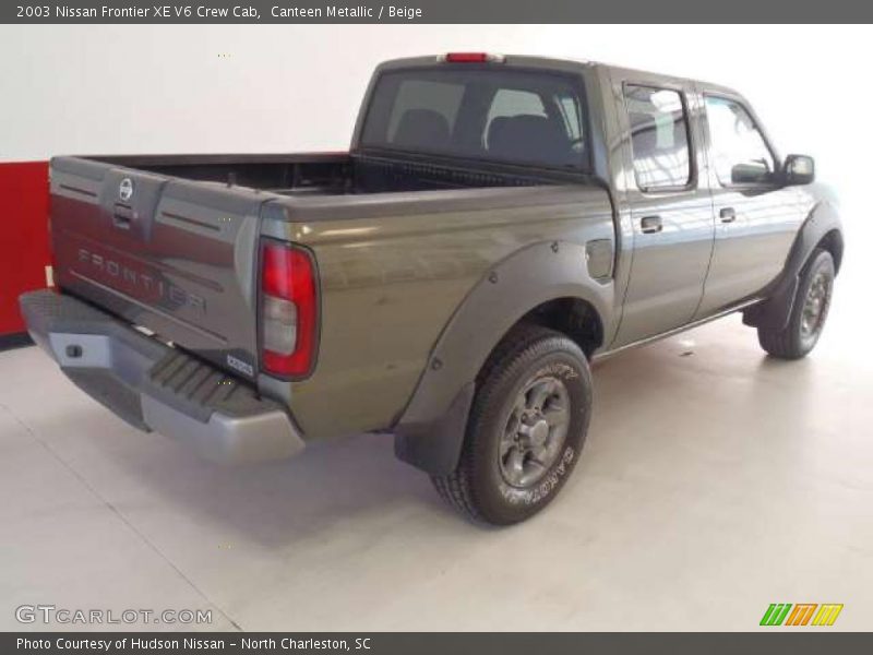 Canteen Metallic / Beige 2003 Nissan Frontier XE V6 Crew Cab