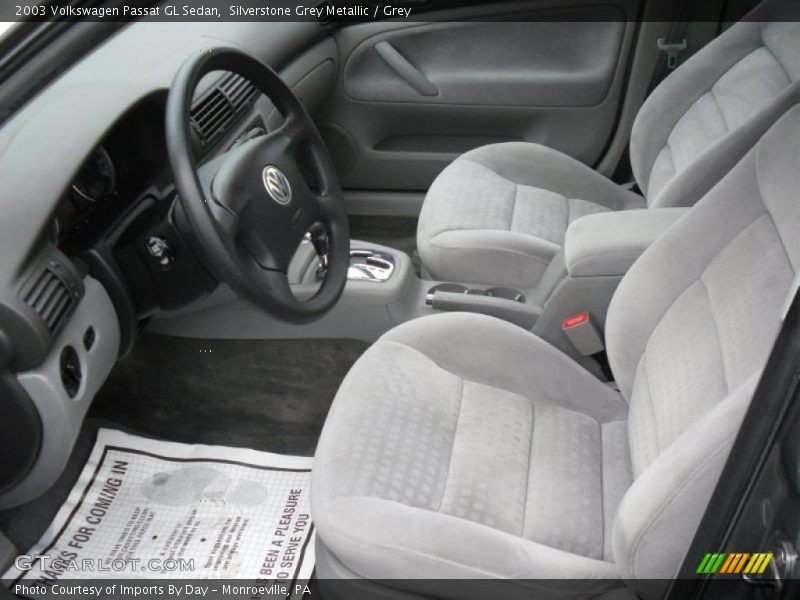  2003 Passat GL Sedan Grey Interior