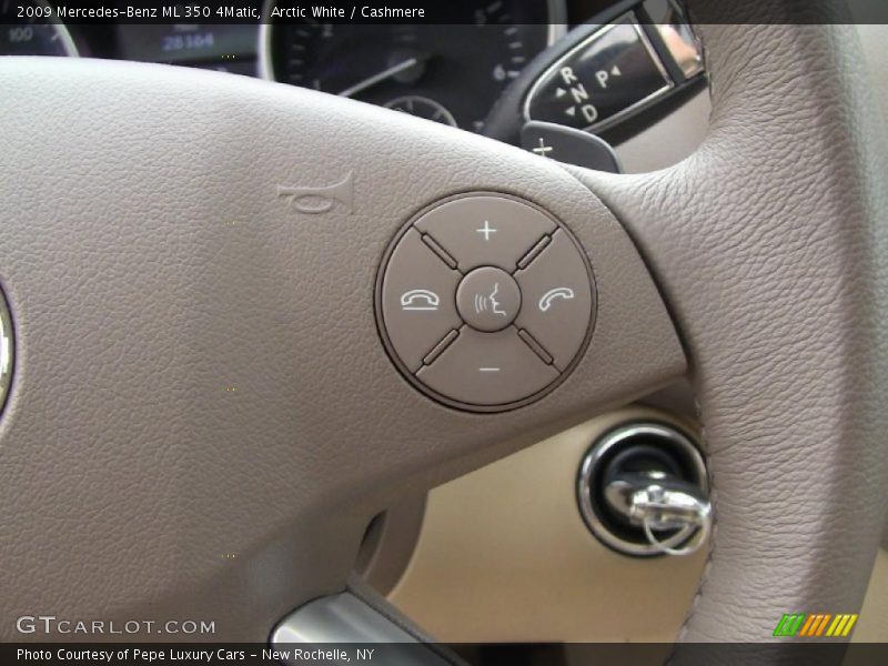 Arctic White / Cashmere 2009 Mercedes-Benz ML 350 4Matic