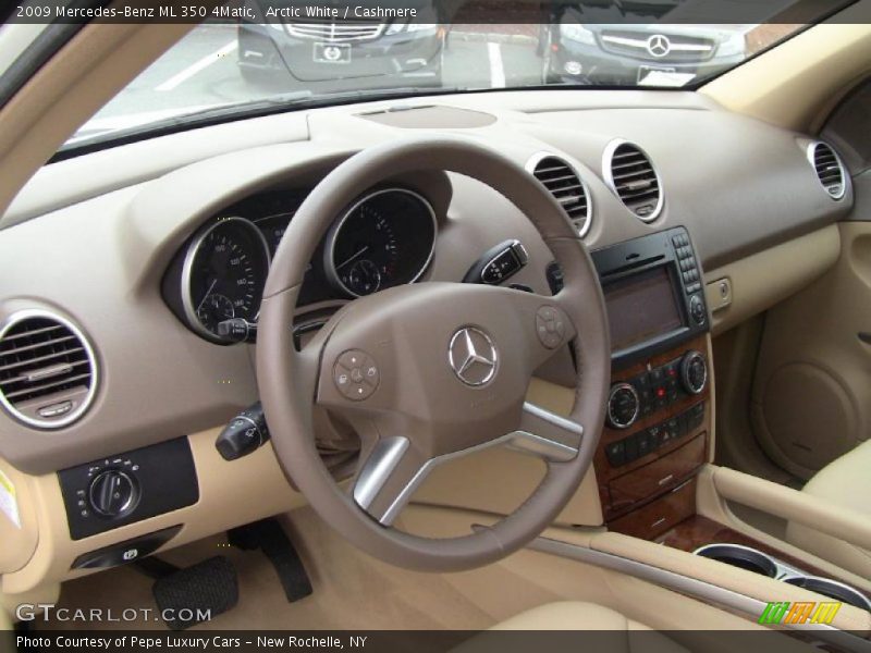 Arctic White / Cashmere 2009 Mercedes-Benz ML 350 4Matic