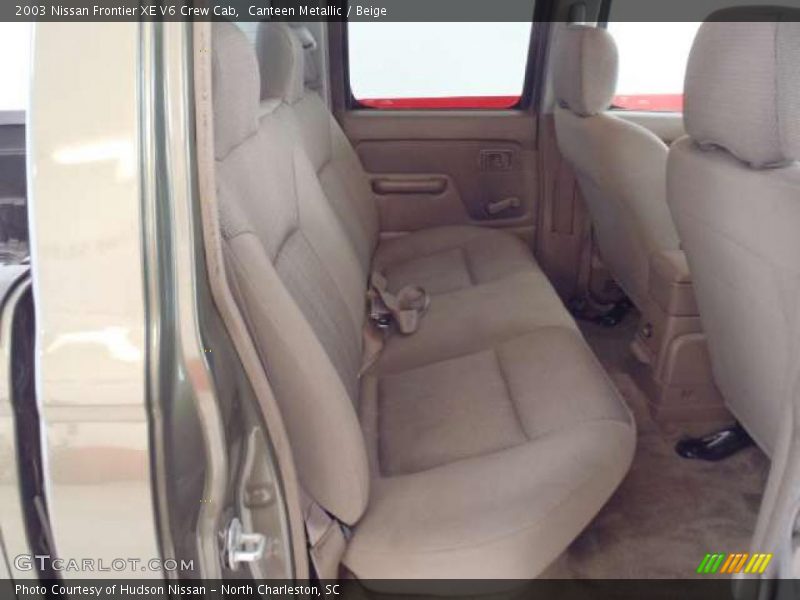 Canteen Metallic / Beige 2003 Nissan Frontier XE V6 Crew Cab