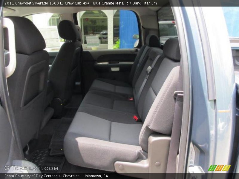 Blue Granite Metallic / Dark Titanium 2011 Chevrolet Silverado 1500 LS Crew Cab 4x4