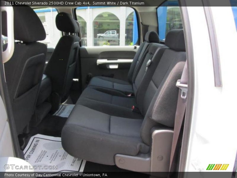 Summit White / Dark Titanium 2011 Chevrolet Silverado 2500HD Crew Cab 4x4