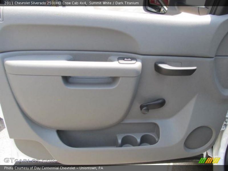 Summit White / Dark Titanium 2011 Chevrolet Silverado 2500HD Crew Cab 4x4