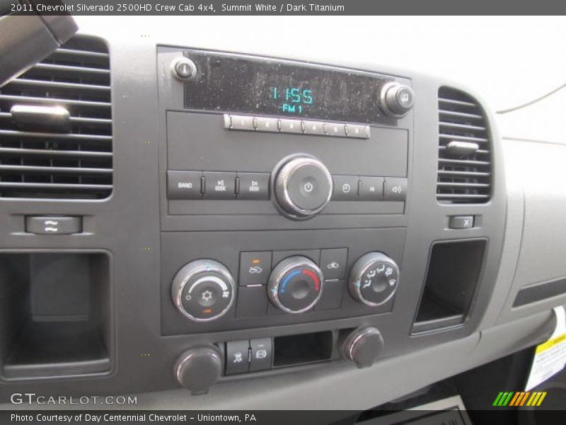 Summit White / Dark Titanium 2011 Chevrolet Silverado 2500HD Crew Cab 4x4