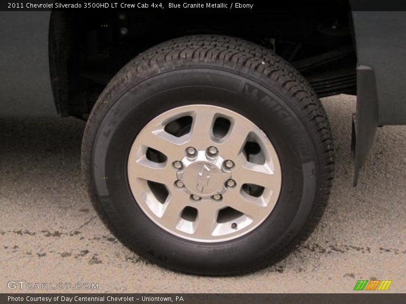 Blue Granite Metallic / Ebony 2011 Chevrolet Silverado 3500HD LT Crew Cab 4x4