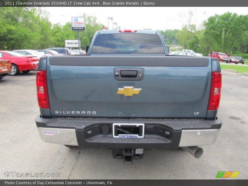 Blue Granite Metallic / Ebony 2011 Chevrolet Silverado 3500HD LT Crew Cab 4x4