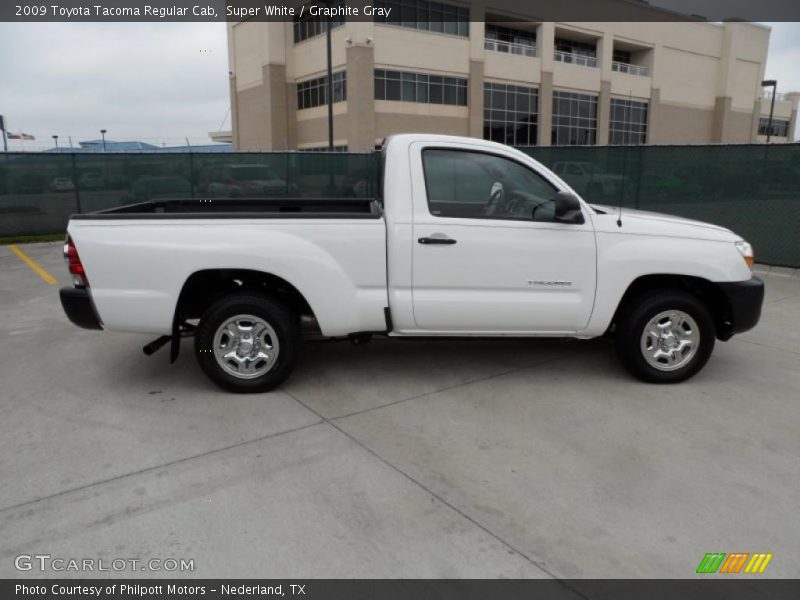 Super White / Graphite Gray 2009 Toyota Tacoma Regular Cab