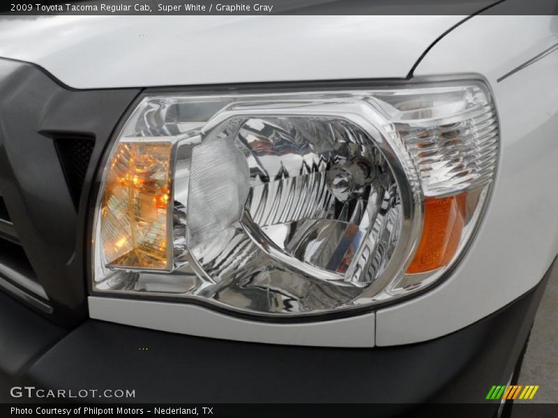 Super White / Graphite Gray 2009 Toyota Tacoma Regular Cab