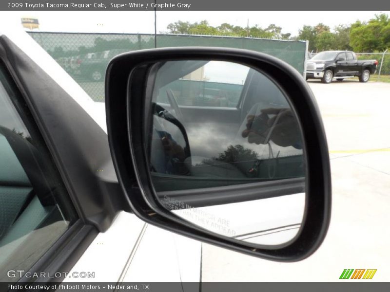 Super White / Graphite Gray 2009 Toyota Tacoma Regular Cab