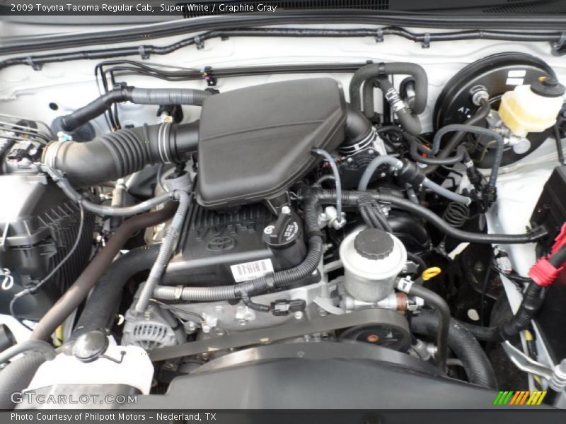 Super White / Graphite Gray 2009 Toyota Tacoma Regular Cab