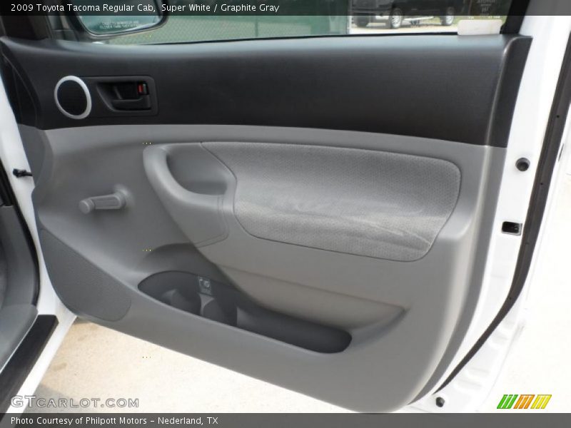 Super White / Graphite Gray 2009 Toyota Tacoma Regular Cab