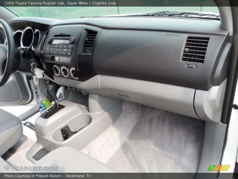 Super White / Graphite Gray 2009 Toyota Tacoma Regular Cab