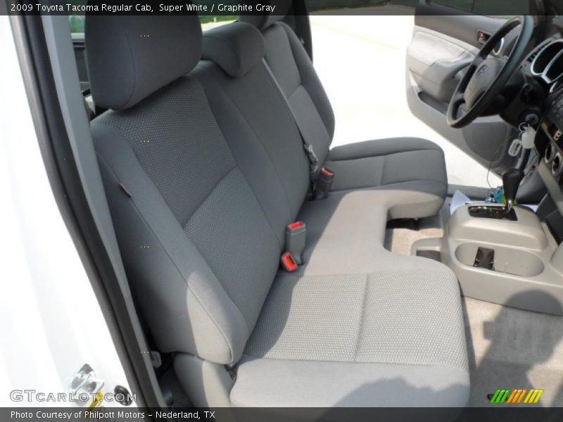 Super White / Graphite Gray 2009 Toyota Tacoma Regular Cab