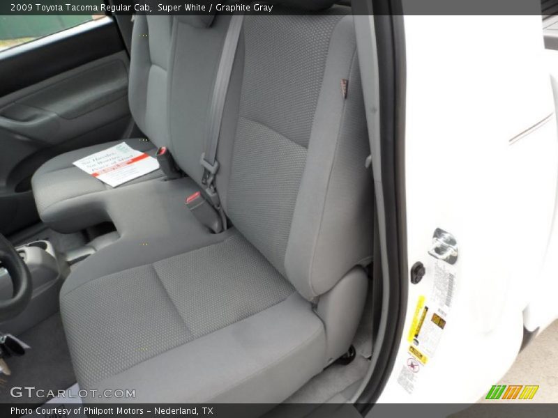 Super White / Graphite Gray 2009 Toyota Tacoma Regular Cab