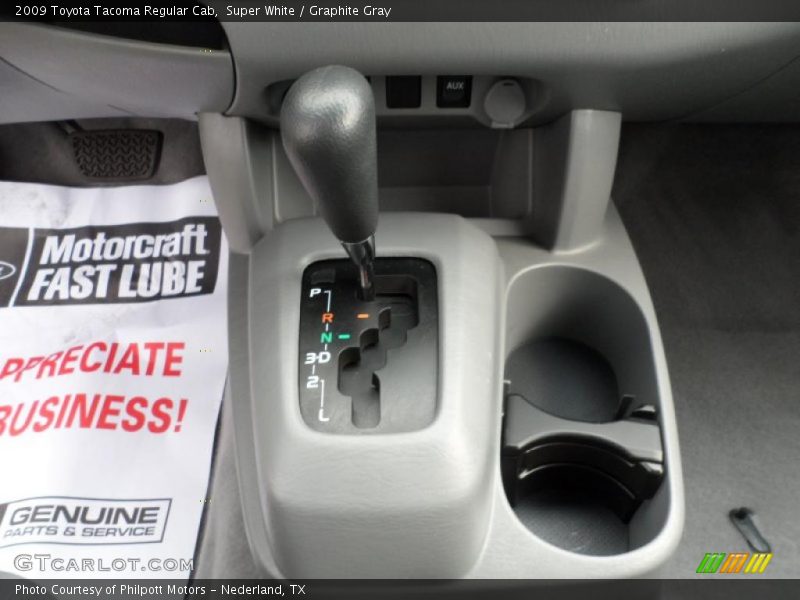 Super White / Graphite Gray 2009 Toyota Tacoma Regular Cab