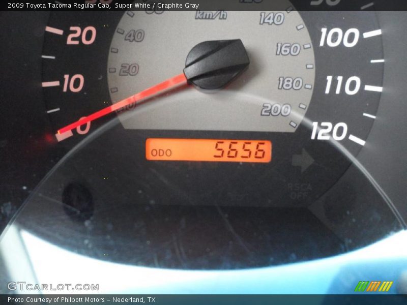 Super White / Graphite Gray 2009 Toyota Tacoma Regular Cab