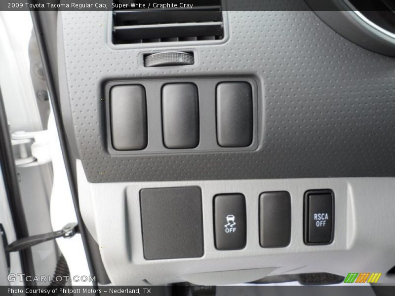 Super White / Graphite Gray 2009 Toyota Tacoma Regular Cab