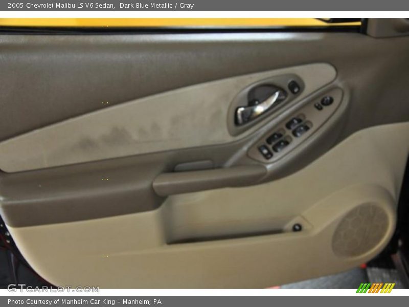 Dark Blue Metallic / Gray 2005 Chevrolet Malibu LS V6 Sedan