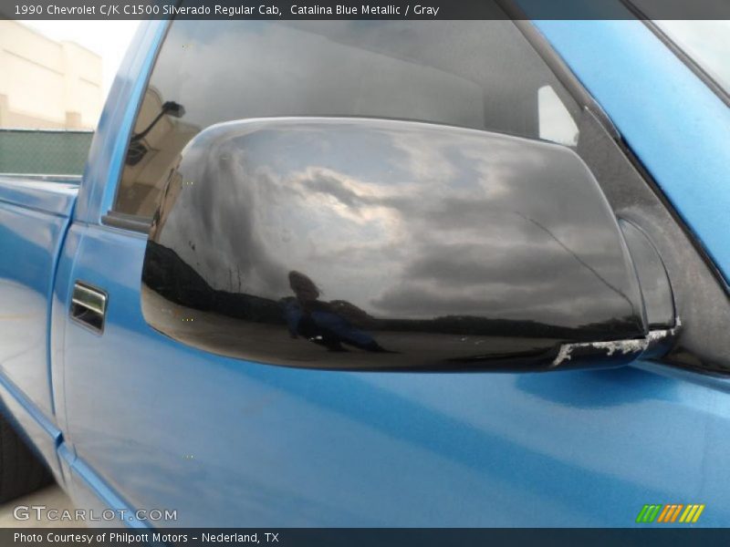 Catalina Blue Metallic / Gray 1990 Chevrolet C/K C1500 Silverado Regular Cab