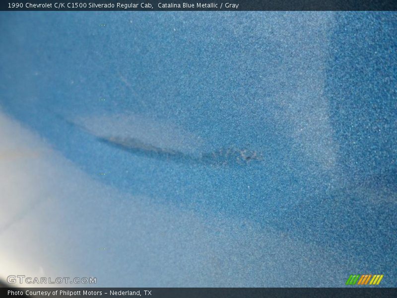 Catalina Blue Metallic / Gray 1990 Chevrolet C/K C1500 Silverado Regular Cab