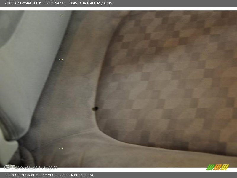 Dark Blue Metallic / Gray 2005 Chevrolet Malibu LS V6 Sedan