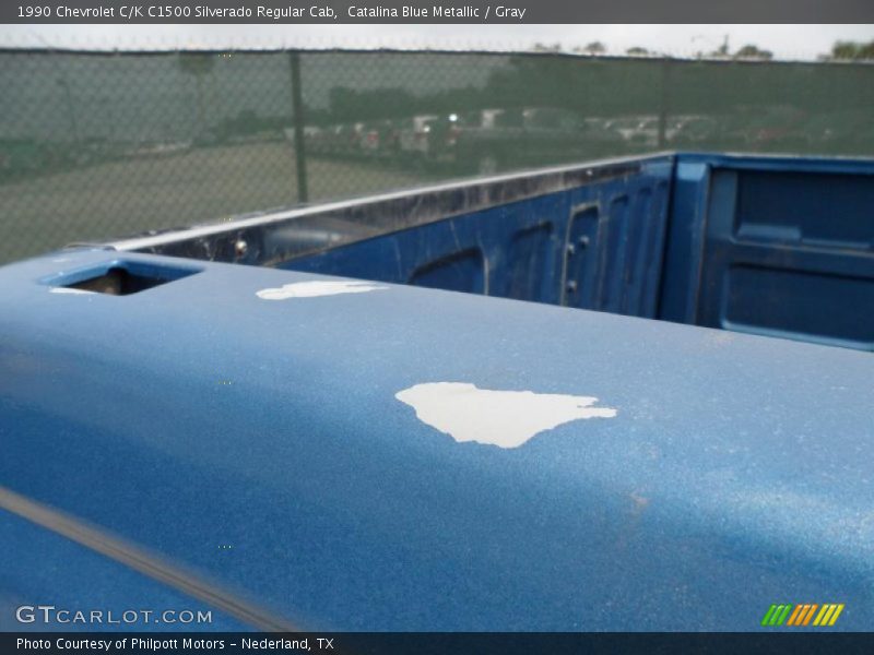 Catalina Blue Metallic / Gray 1990 Chevrolet C/K C1500 Silverado Regular Cab