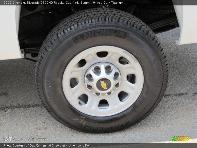 Summit White / Dark Titanium 2011 Chevrolet Silverado 2500HD Regular Cab 4x4