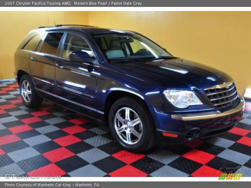 Modern Blue Pearl / Pastel Slate Gray 2007 Chrysler Pacifica Touring AWD