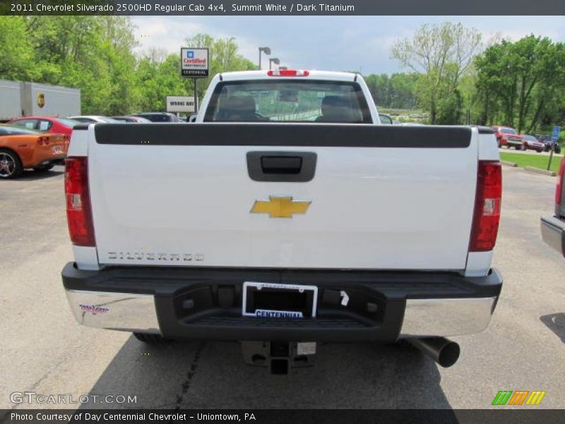 Summit White / Dark Titanium 2011 Chevrolet Silverado 2500HD Regular Cab 4x4