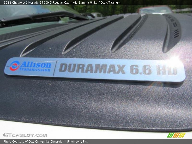 Summit White / Dark Titanium 2011 Chevrolet Silverado 2500HD Regular Cab 4x4