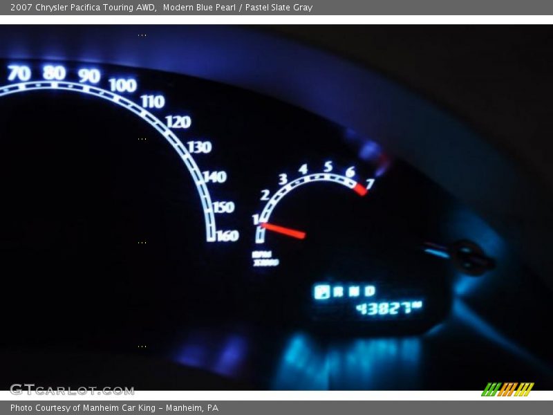 Modern Blue Pearl / Pastel Slate Gray 2007 Chrysler Pacifica Touring AWD