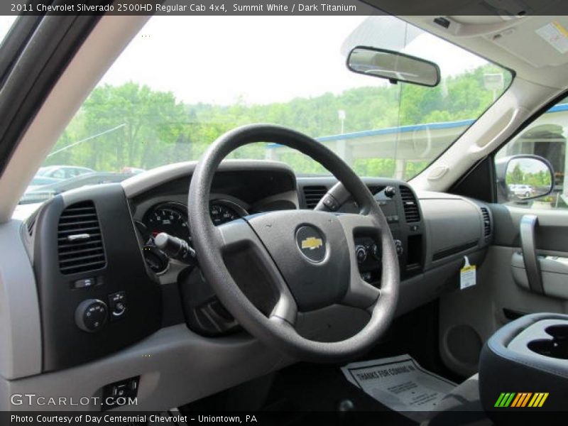 Summit White / Dark Titanium 2011 Chevrolet Silverado 2500HD Regular Cab 4x4