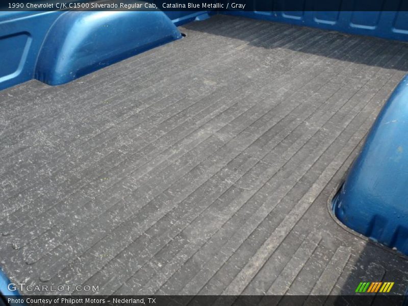 Catalina Blue Metallic / Gray 1990 Chevrolet C/K C1500 Silverado Regular Cab