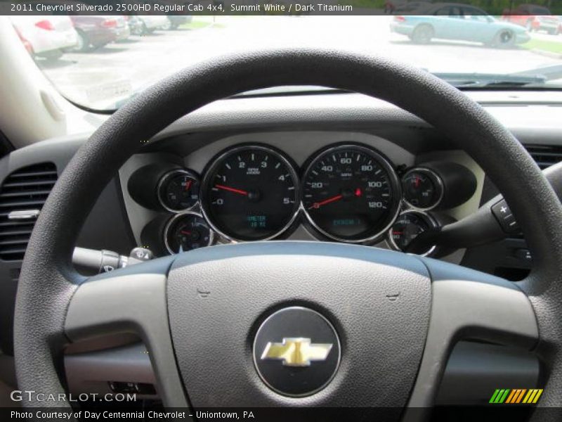 Summit White / Dark Titanium 2011 Chevrolet Silverado 2500HD Regular Cab 4x4