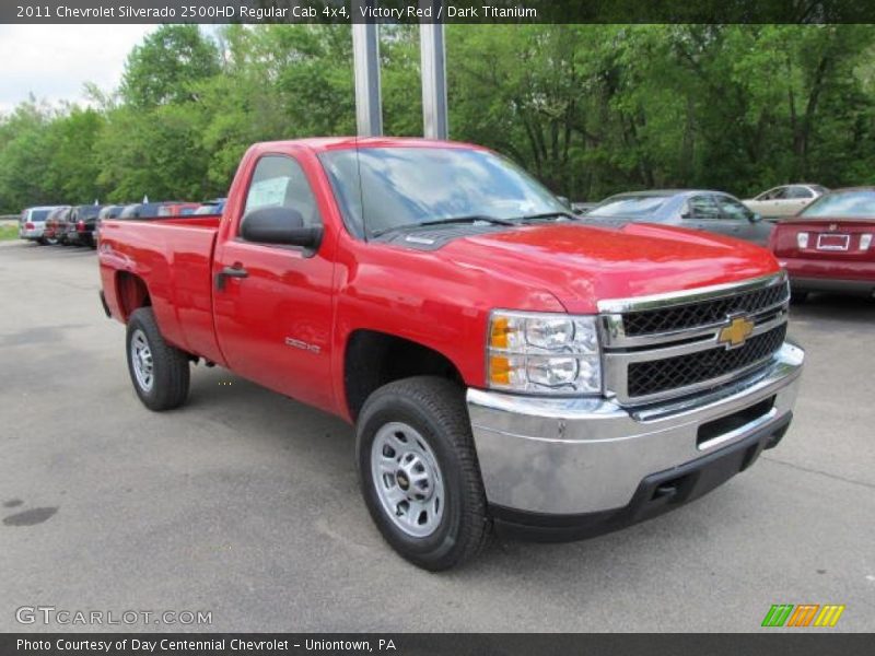 Front 3/4 View of 2011 Silverado 2500HD Regular Cab 4x4