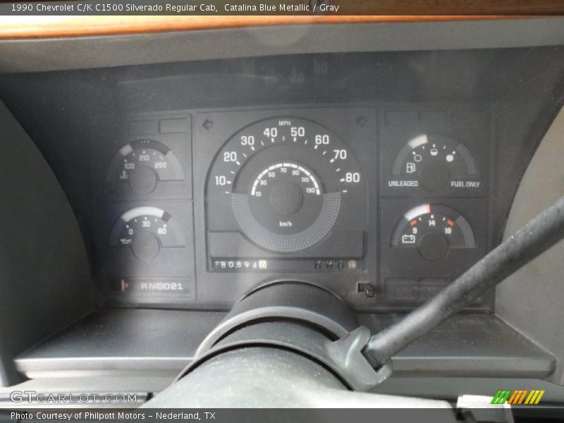  1990 C/K C1500 Silverado Regular Cab C1500 Silverado Regular Cab Gauges