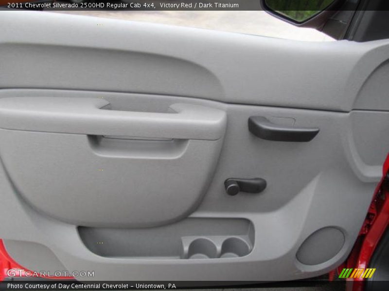 Victory Red / Dark Titanium 2011 Chevrolet Silverado 2500HD Regular Cab 4x4