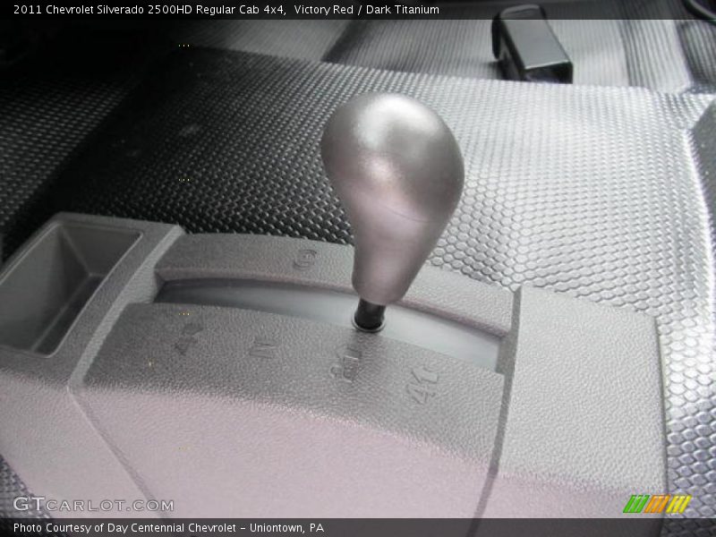 Victory Red / Dark Titanium 2011 Chevrolet Silverado 2500HD Regular Cab 4x4