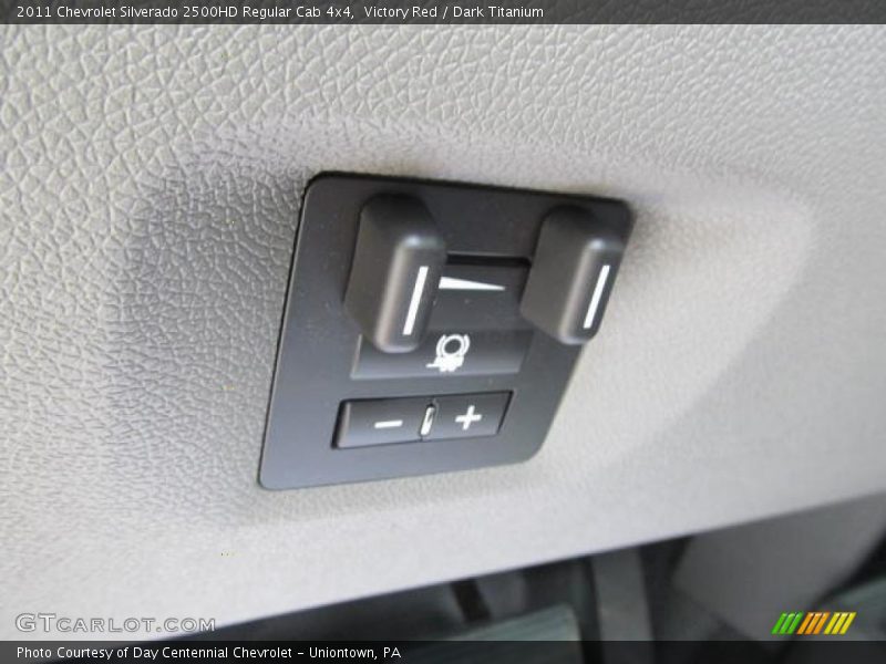 Victory Red / Dark Titanium 2011 Chevrolet Silverado 2500HD Regular Cab 4x4