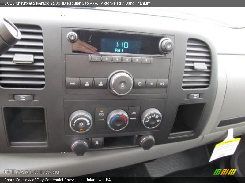 Victory Red / Dark Titanium 2011 Chevrolet Silverado 2500HD Regular Cab 4x4