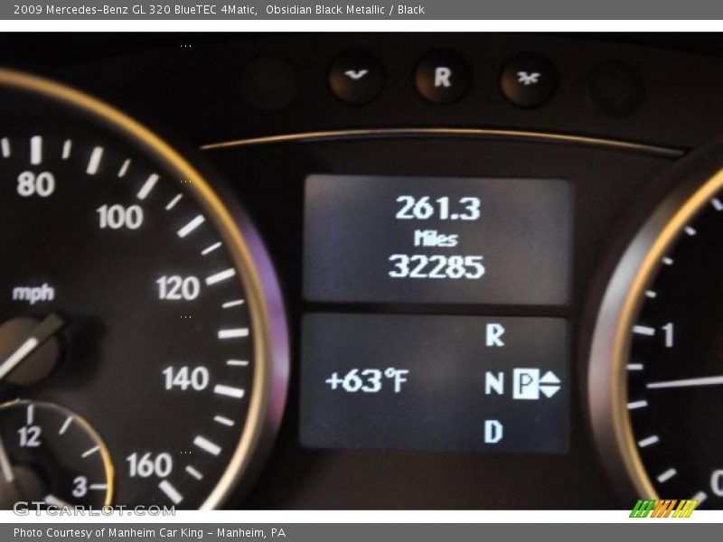 Obsidian Black Metallic / Black 2009 Mercedes-Benz GL 320 BlueTEC 4Matic