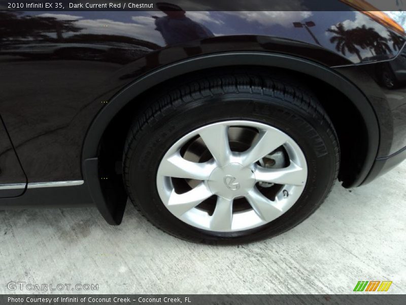 Dark Current Red / Chestnut 2010 Infiniti EX 35