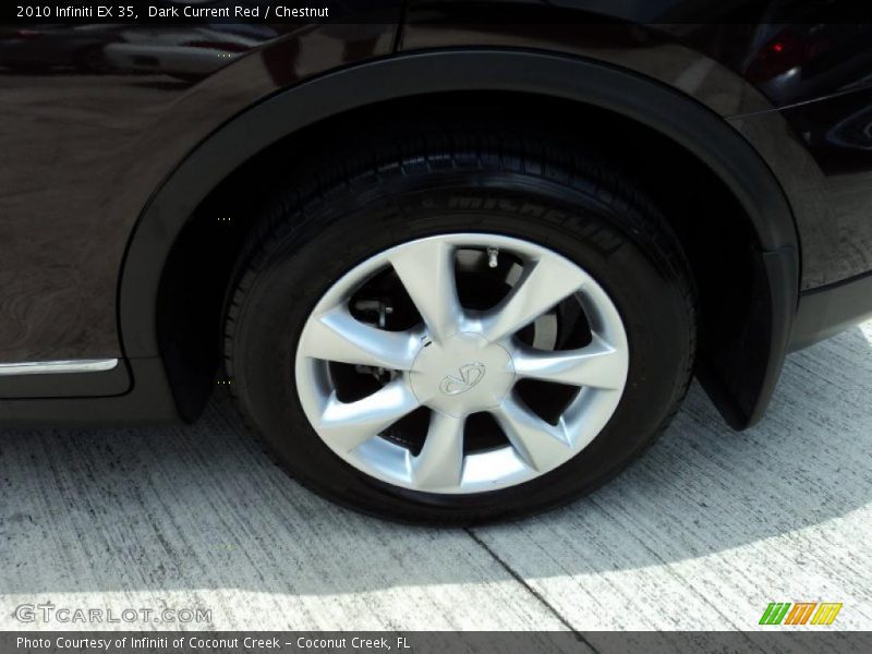 Dark Current Red / Chestnut 2010 Infiniti EX 35