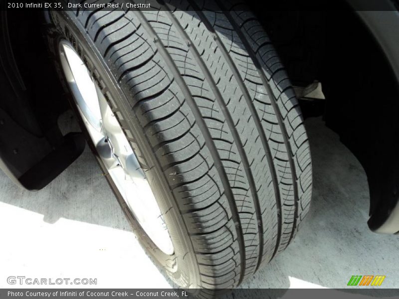 Dark Current Red / Chestnut 2010 Infiniti EX 35
